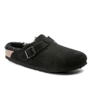 Birkenstock Boston Shearling Suede Leather livraison et retour toujours gratuits