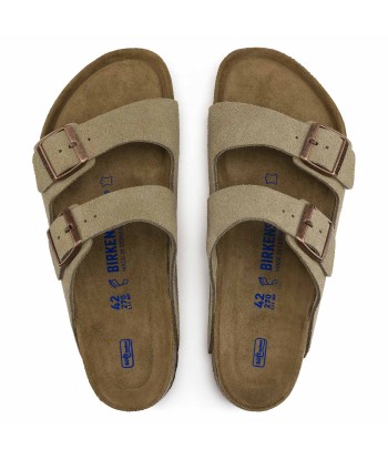 Birkenstock Arizona Suede Taupe la colonne vertébrale