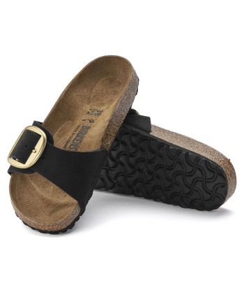 Birkenstock Madrid Big Buckle Noir sur le site 