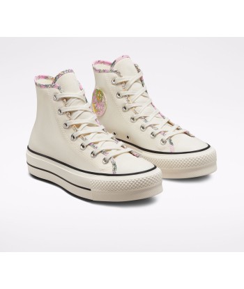 Converse Chuck Taylor Lift Hi Crafted Floral JUSQU'A -70%! 