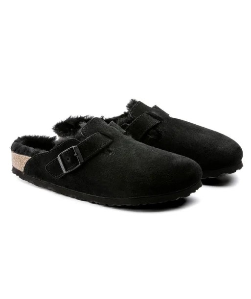 Birkenstock Boston Shearling Suede Leather prix