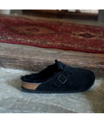 Birkenstock Boston Shearling Suede Leather prix