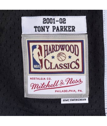 Mitchell & Ness San Antonio Spurs 2001-02 Tony Parker Amélioration de cerveau avec