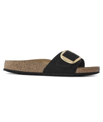 Birkenstock Madrid Big Buckle Noir Pour