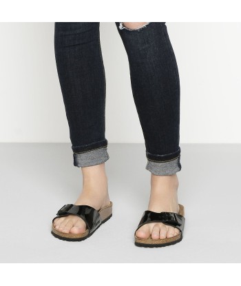 Birkenstock Madrid Noir Patent pas cher