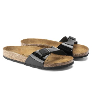 Birkenstock Madrid Noir Patent pas cher