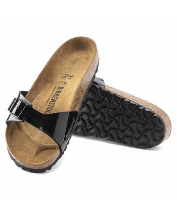 Birkenstock Madrid Noir Patent pas cher