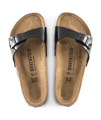 Birkenstock Madrid Noir Patent pas cher