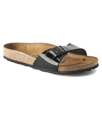 Birkenstock Madrid Noir Patent pas cher