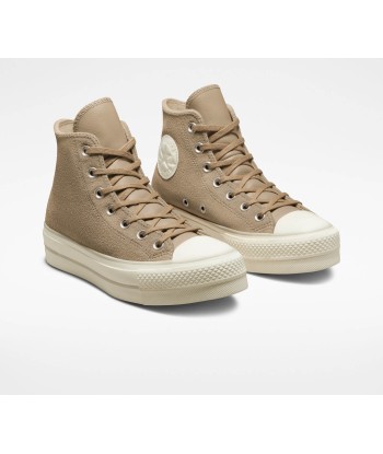 Converse Chuck Taylor All Star Lift Platform Suede brillant des détails fins