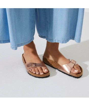 Birkenstock Madrid Metallic Copper pas chere