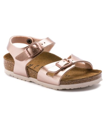 Birkenstock Rio Metallic Copper basket pas cher