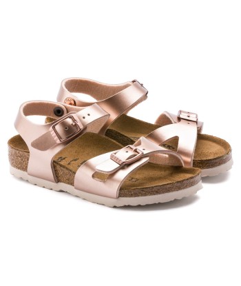 Birkenstock Rio Metallic Copper basket pas cher