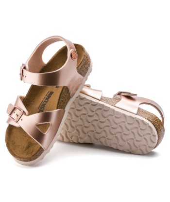 Birkenstock Rio Metallic Copper basket pas cher