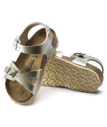 Birkenstock Rio Metallic Gold Dans la société mordern