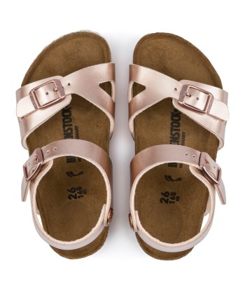 Birkenstock Rio Metallic Copper basket pas cher