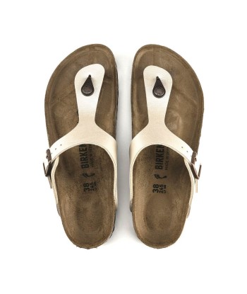 Birkenstock Gizeh Graceful Pearl White les ligaments